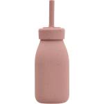 KikkaBoo Шише със сламка KikkaBoo - Platinum Silicone, 200 ml, Blush (31302050047)