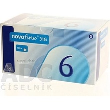 Novofine 31 G ihla Inz 0,25x6mm injekčná ihla jednorázová 100 ks