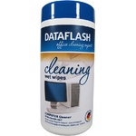  Мокри почистващи кърпи унив Data Flash 100 бр (2316023-DF1512)