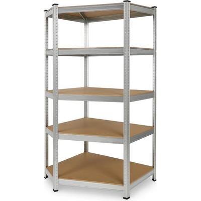 IQ Garden Rohový regál 180 × 90 × 90 5 polic pozink 312506 – Zboží Dáma