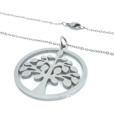 Jan Kos jewellery Řetízek s přívěskem z oceli 12118313