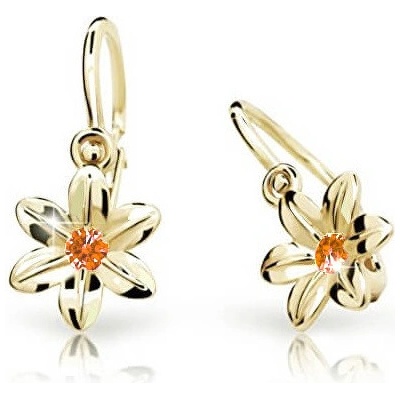 Cutie Jewellery zlaté detské náušnice C1993-10-X-1 oranžová
