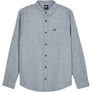 Quiksilver Мъжка риза с копчета Quiksilver Motherfly Heather L/S Shirt - Dark Navy Heather (033-2753-0414)