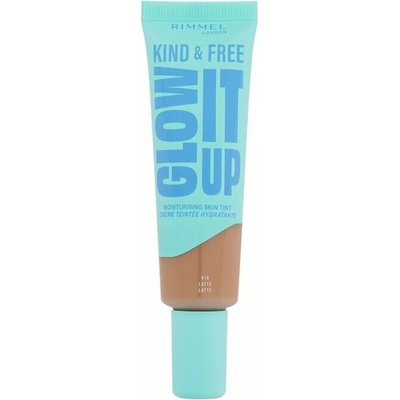 Rimmel London Kind & Free Glow It Up Moisturising Skin Tint hydratační make-up pro citlivou, suchou a normální pleť 503 Mocha 30 ml