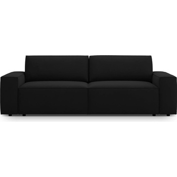 Micadoni Черен разтегателен диван 247 cm Jodie - Micadoni Home (MIC_3SF_78_F1_JODIE6)