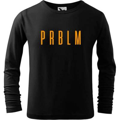 Dobrý triko Dětské bavlněné triko PRBLM Černá
