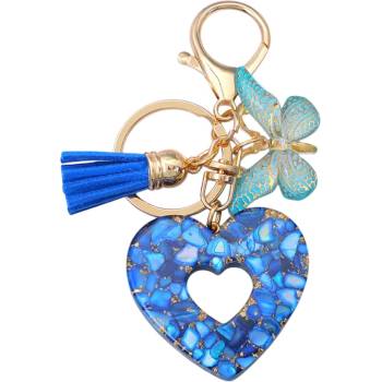 HARAHU Ключодържател Heart - Синя KP37997 (37997)