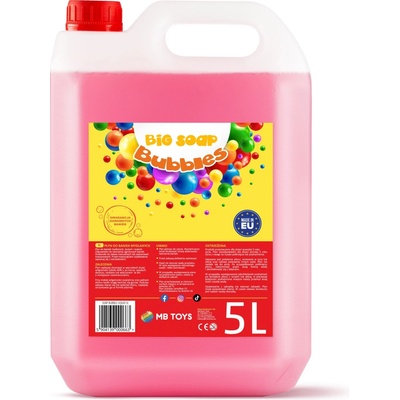 MB TOYS Tekutina na bublifuk 5 l