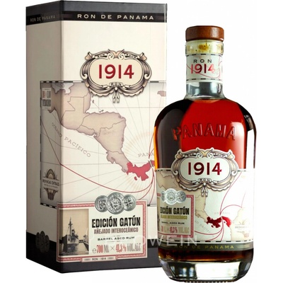 Ron 1914 Edición Gatún 41,3% 0,7 l (karton)