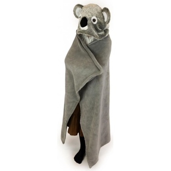 Cozy Noxxiez Koala hrejivá deka s kapucňou so zvieratkom a labkovými vreckami