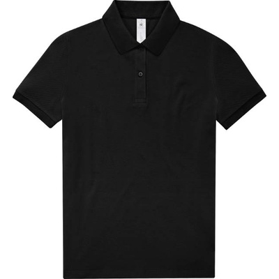 B&C Collection B&c my polo 210 / Дамска поло тениска от пике, изработена от тежък памук - черна xxl (01w46300205)
