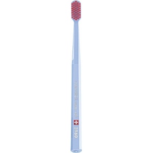 CURAPROX Четка за зъби Curaprox - Super Soft, CS 3960, Светлосиня с червени косъмчета (16089)