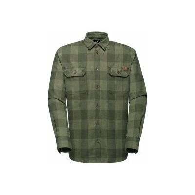 Mammut Tamaro pánská košile dlouhý rukáv 40300 marsh/dark marsh zelená