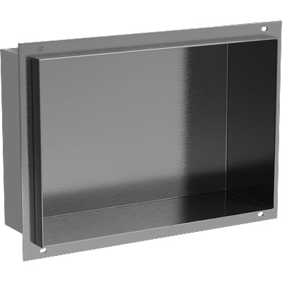 Mexen X-Wall-NR нишева лавица без фланец 30 x 20 см, четкано оръжееносиво - 19E1302010 (19E1302010)