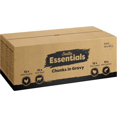 Smilla Essentials Frischbeutel kousky v omáčce 48 x 85 g