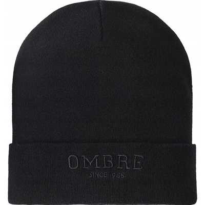 Ombre OM-ACWH-0120 V1 Štýlová pánska čiapka beanie čierna