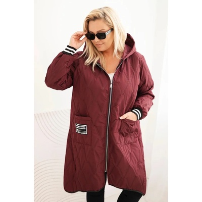 Kesi 5393-1 Plus Size a športovými manžetami Violet