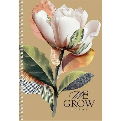 SHKOLYARYK Spirálový sešit We Grow mix motivů čistý A5 A5