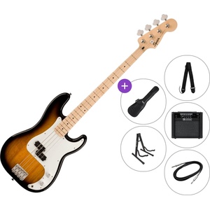 Squier Sonic Precision Bass MN Premium SET 2-Color Sunburst Електрическа бас китара