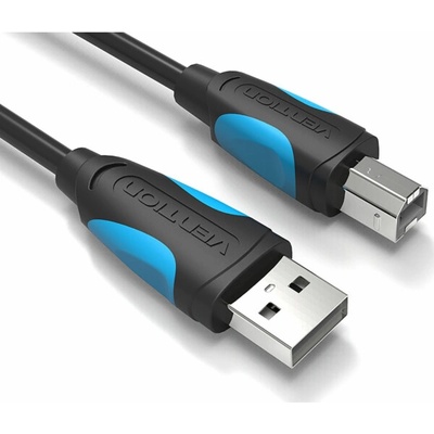 Vention VAS-A16-B100 USB-A na USB-B Print, 1m, černý