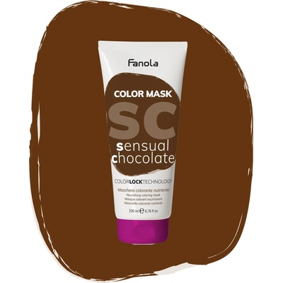 Fanola Color Mask barevné masky Sensual Chocolate čokoládová 200 ml