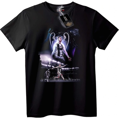 NOONEBRAND Тениска Juventus Шампиони Лига - XL, Black