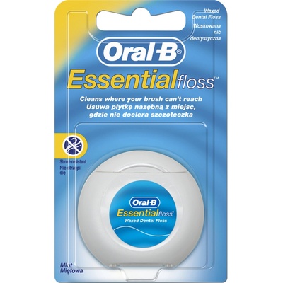 Oral-B Essential Floss voskovaná dentální nit 50 m
