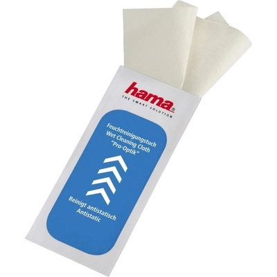 Hama "Pro-Optik" Мокри кърпи за почистване на очила, фотоапарат, екран, 10 бр. в опаковка (HAMA-05970)