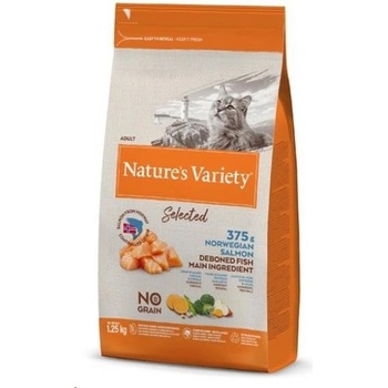 Nature's Variety selected cat s lososom 1,25 kg