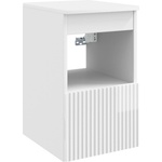 vidaXL Шкаф за баня Бял гланц 30 x 44, 5 x 50 см Инженерна дървесина (890506)