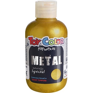 Toy Color Металическа темперна боя Toy Color 250ml злато