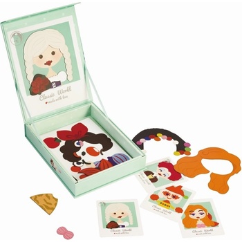 Classic World Детска магнитна игра с момиче - различни професии (cw40053)