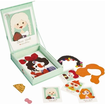 Classic World Детска магнитна игра с момиче - различни професии (cw40053)