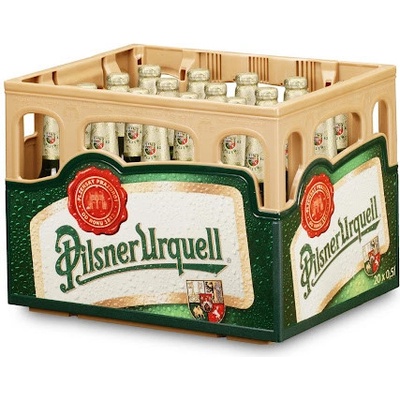 Pilsner Urquell svetlé 12° 4,4% 0,5 l sklo (prepravka 20ks)