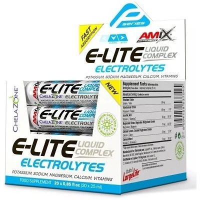 Amix Nutrition Amix E-lite Electrolytes čierne ríbezle 20 x 25 ml