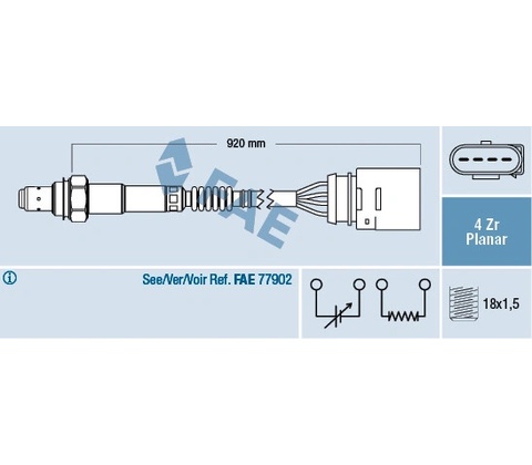Lambda sonda FAE 77142