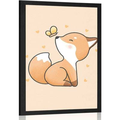 Plakát zvědavá lištička - 60x90 no frame