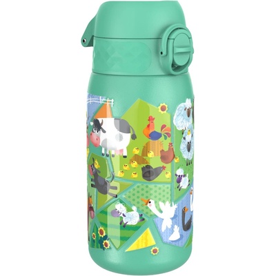 ION8 Бутилка за вода Ion8 Print, метална, 400ml, ФЕРМА (32032-А-ФЕРМА)