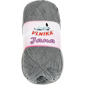 BELLATEX Priadza Jana 100 g - 45 tmavo šedá