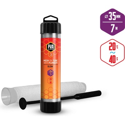 Delphin Pančucha PVA n´tastic TUBA+TĹK 7m 35mm široká 35mm Pomaly rozpustná