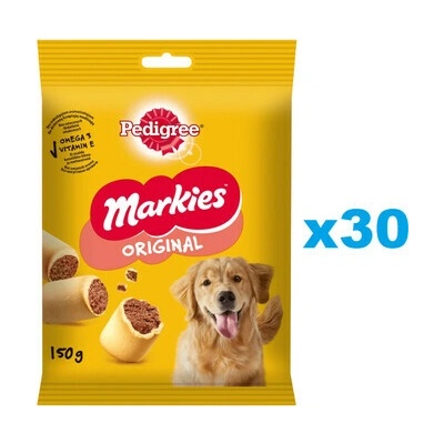 PEDIGREE Markies Originálne chrumkavé sušienky pre dospelých psov 30 x 150 g