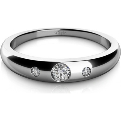 Couple prsten Nika II z bílého zlata se zirkony 6860487 0 1