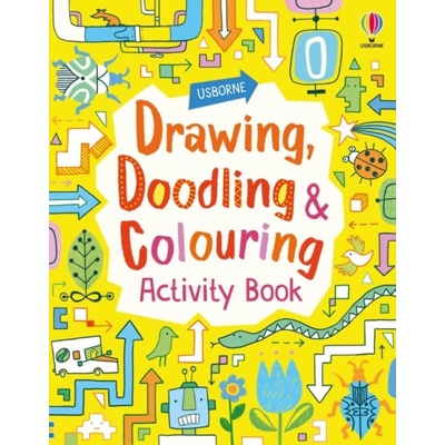 Drawing, Doodling and Colouring Activity Book Usborne Publishing