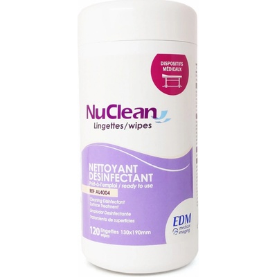 NuClean dezinfekční utěrky 120 ks