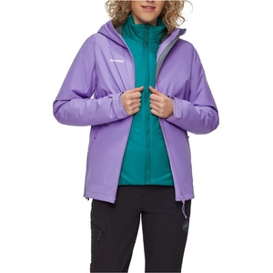 Mammut Дамско 3-в-1 яке Mammut Women's Alto Light 3 in 1 Hardshell Hooded Jacket 3-in-1 jacket - Lavandin / Deep Teal (104-4942-0414)
