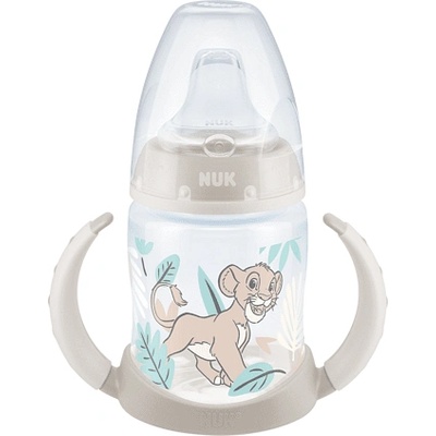 Nuk First Choice РР Шише Temperature Control 150мл. с накрайник силикон за сок 6+мес. LION KING (10215364)