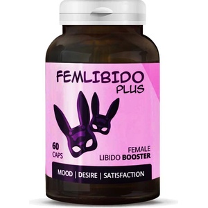  Възбуждащи капсули за жени Femlibido Plus - 60 бр