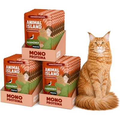 ANIMAL ISLAND Mono Křepelka 30 x 100g