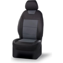 Autopoťah LEATHER LOOK BLACK - GREY