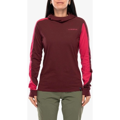 La Sportiva CLOUD SHADOW SUN HOODY Women Redwood/Azalea červená